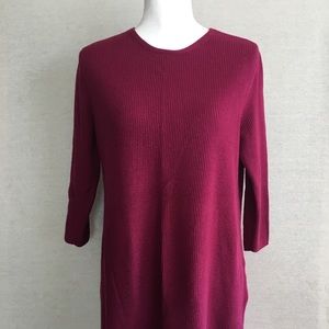 J. Jill | Knit Sweater Tunic Berry M